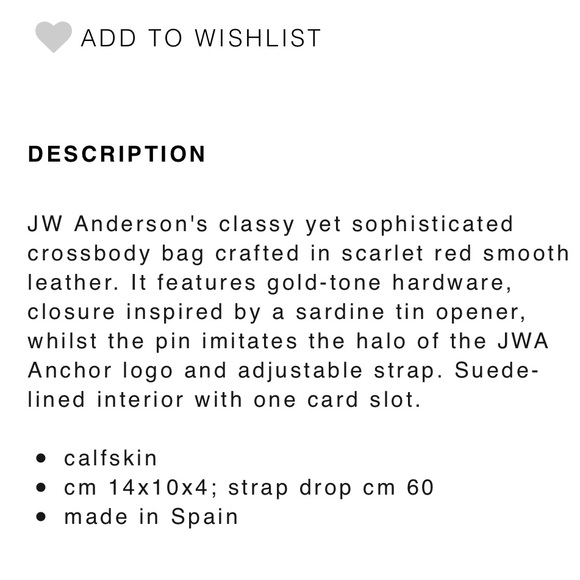 JW Anderson Nano Keyts bag - Picture 11 of 13